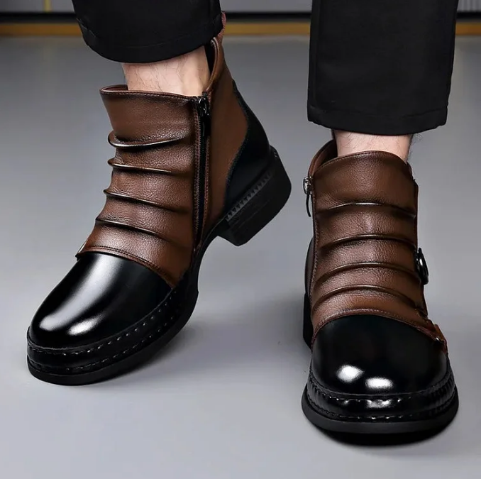 Genuine Leather Ankle Boots