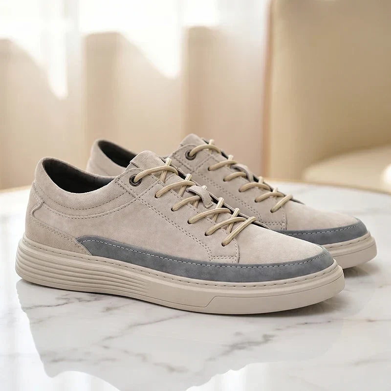 Suede Cushioned Casual Sneakers