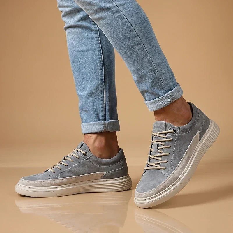 Suede Cushioned Casual Sneakers