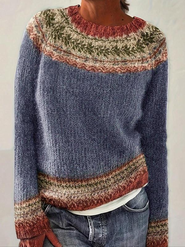 Chic Ethnic Sweater Knitwear for Effortless Elegance