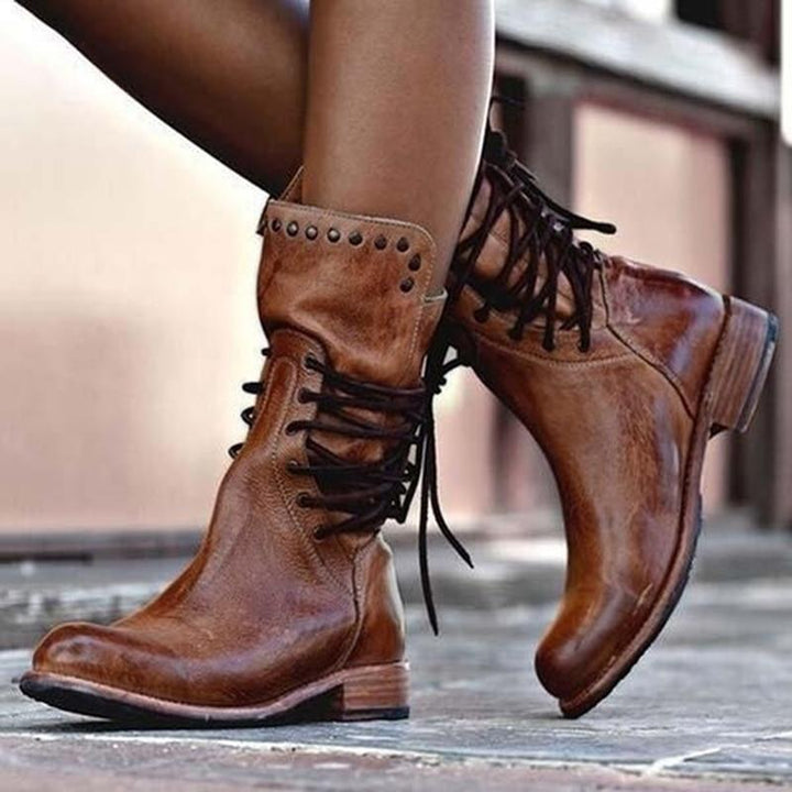 Elegant Boots with Stability Heel