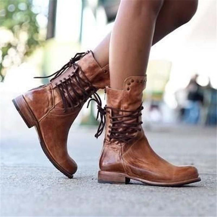 Elegant Boots with Stability Heel