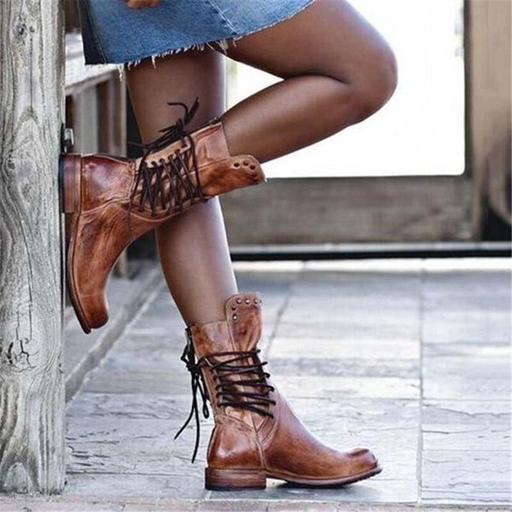 Elegant Boots with Stability Heel
