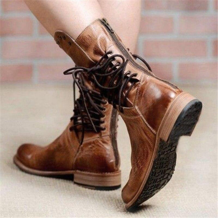 Elegant Boots with Stability Heel