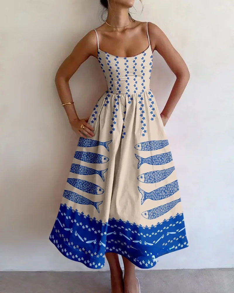 Blue Harbor Midi Dress