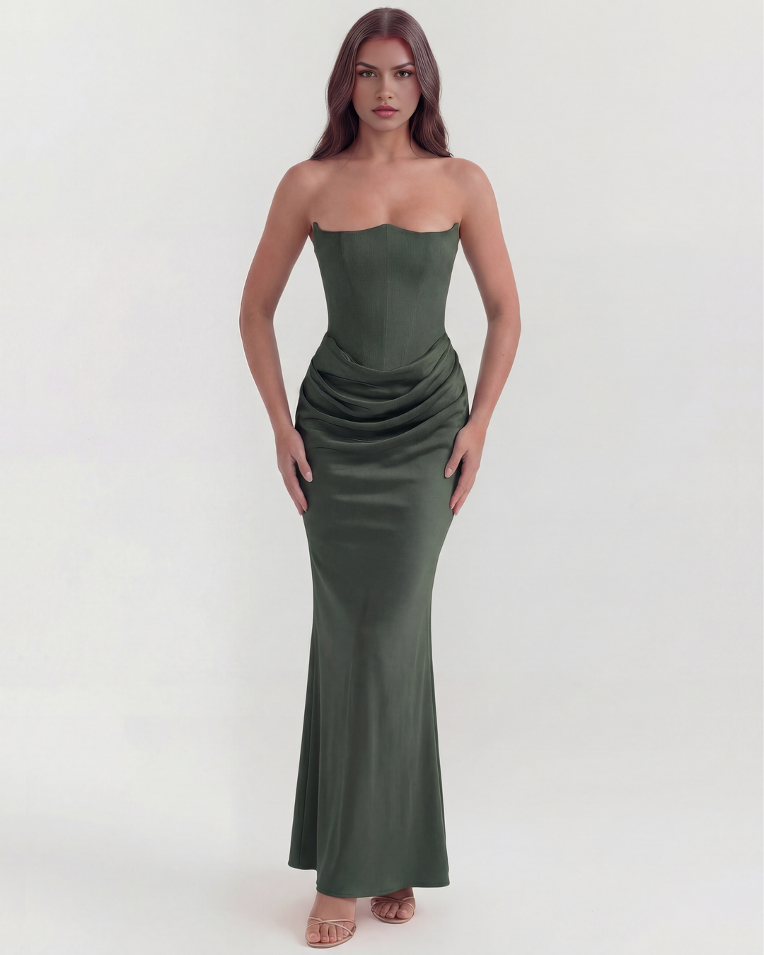 Elegant Corset Maxi Dress