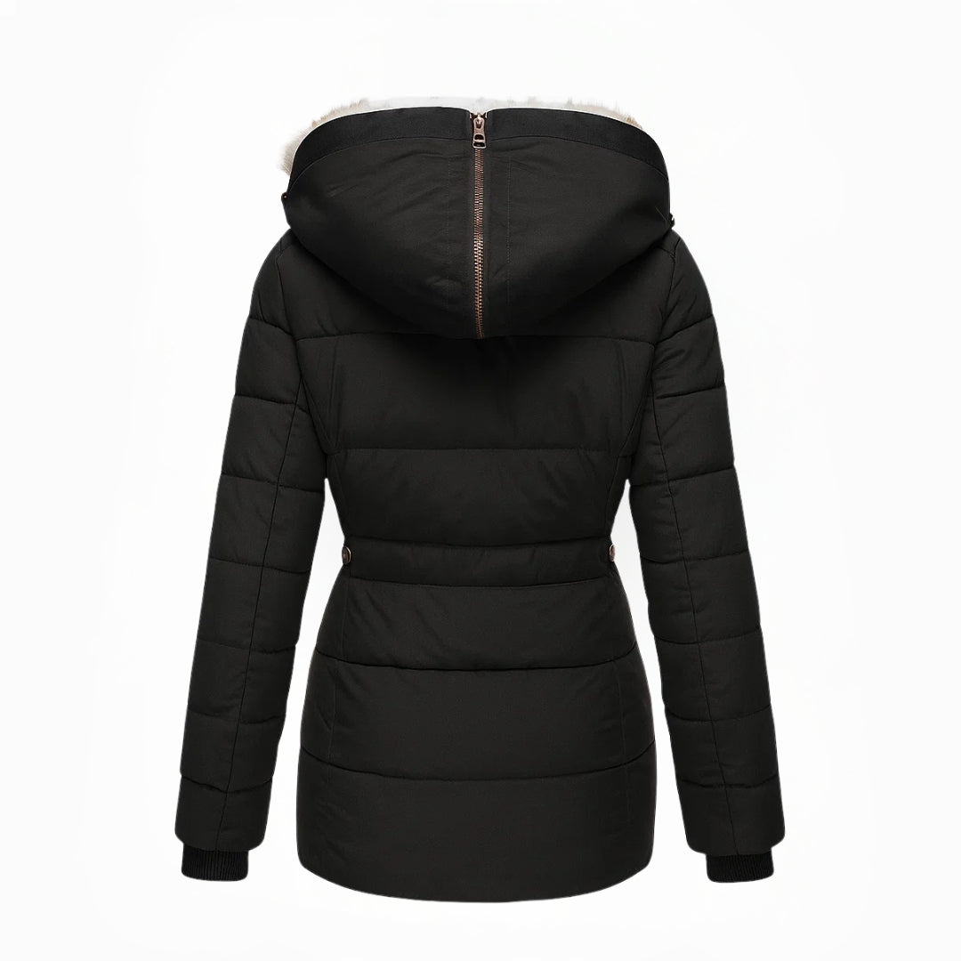 Hooded Quilted Winter Coat