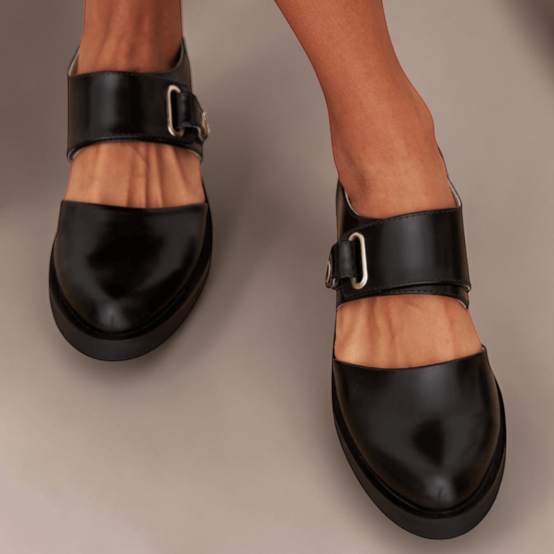 Adjustable Strap Mary Jane Flats
