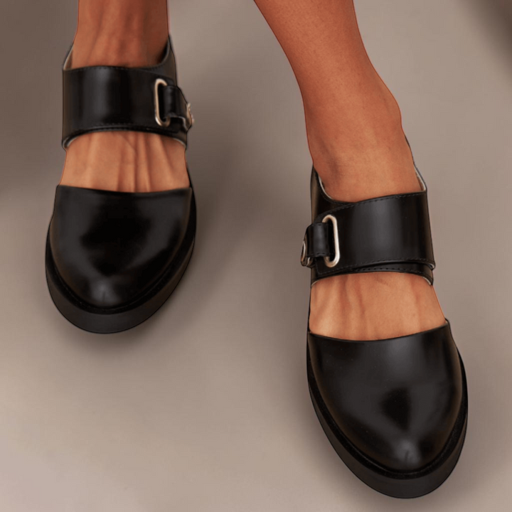 Adjustable Strap Mary Jane Flats