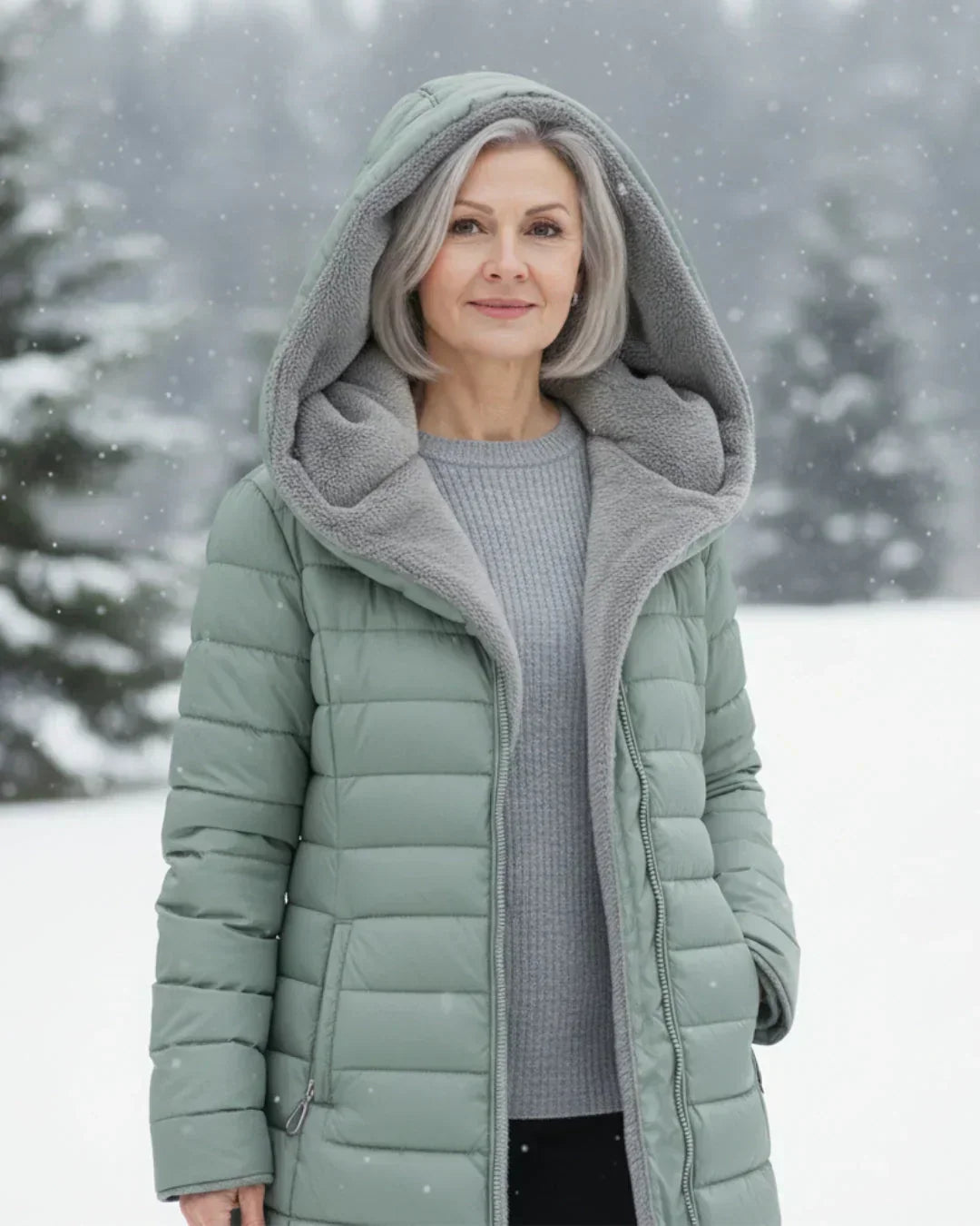 Warm Hooded Winter Jacket