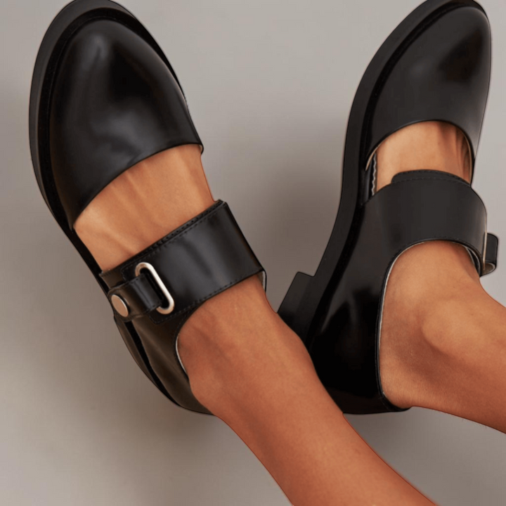 Adjustable Strap Mary Jane Flats