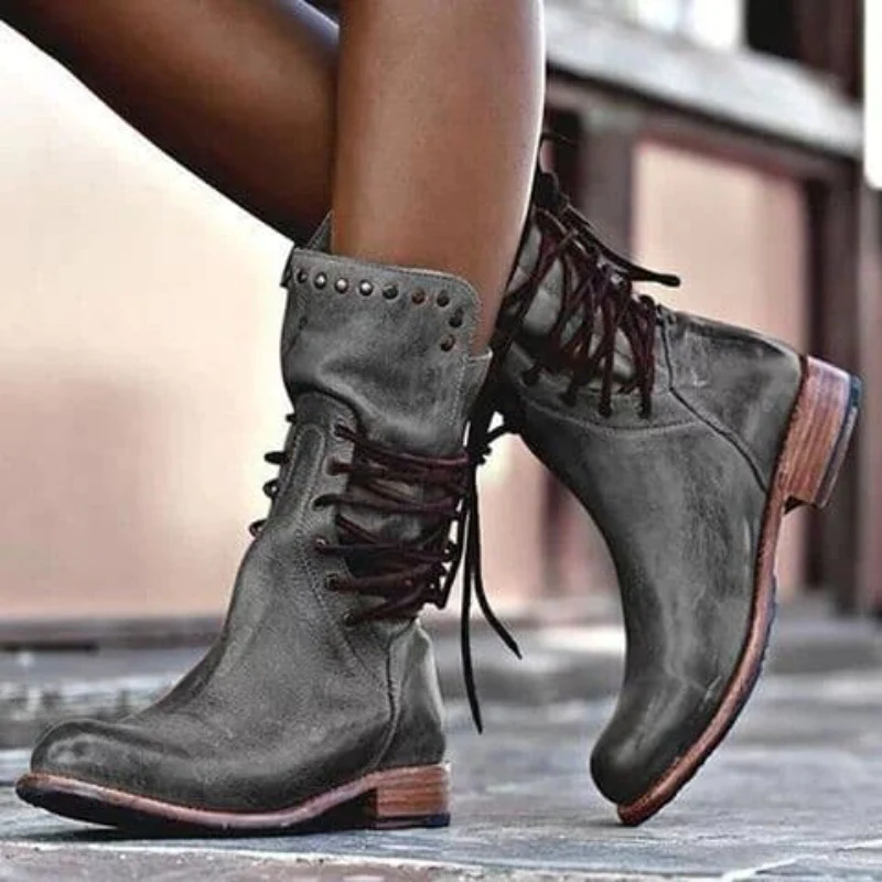 Elegant Boots with Stability Heel