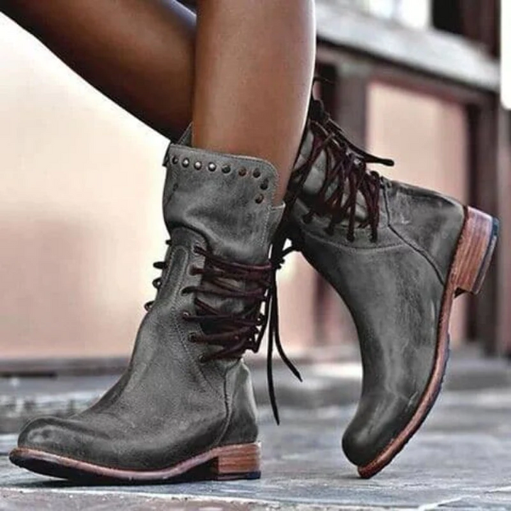 Elegant Boots with Stability Heel