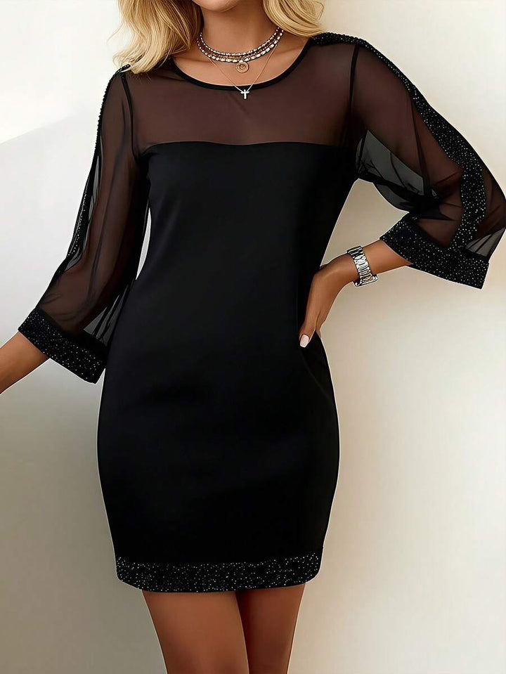 Sparkling Sequin Mesh Dress