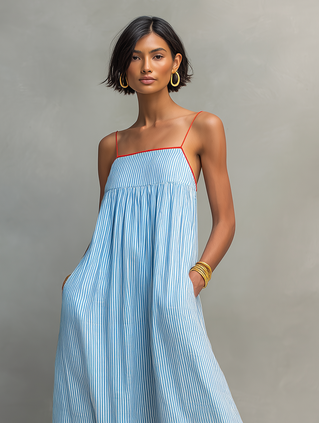 Striped Maxi Dress