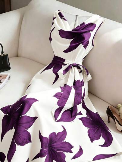 Floral A-Line Dress