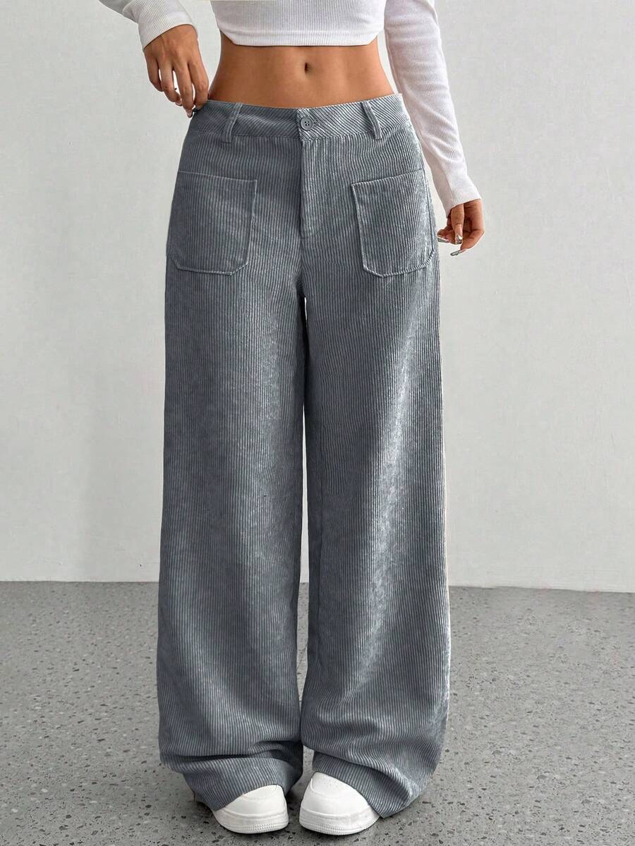 Relaxed Wide-Leg Pants