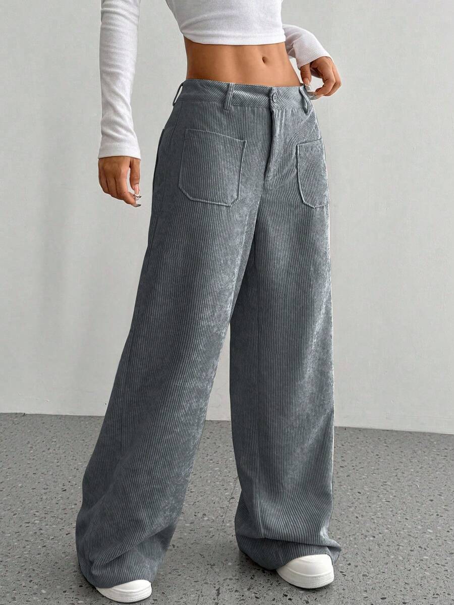 Relaxed Wide-Leg Pants