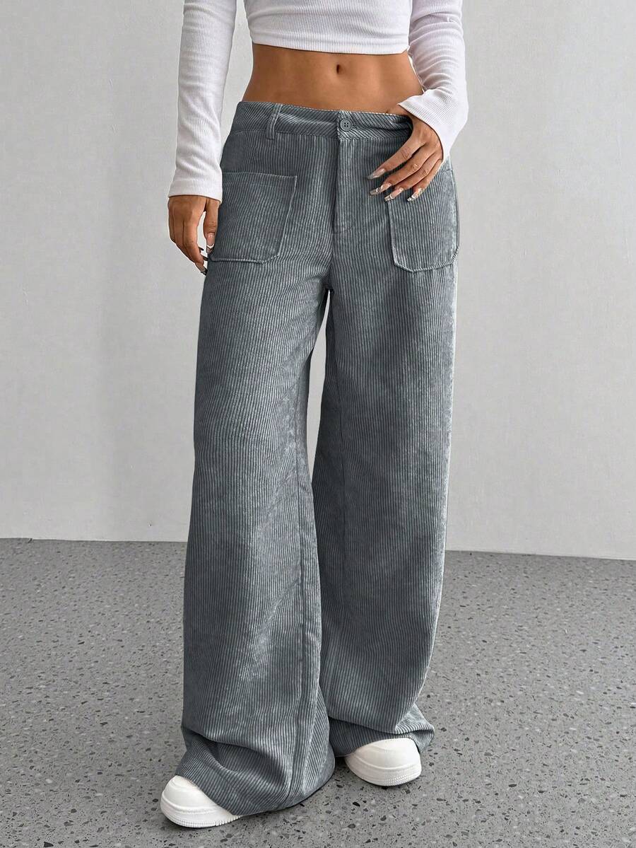 Relaxed Wide-Leg Pants