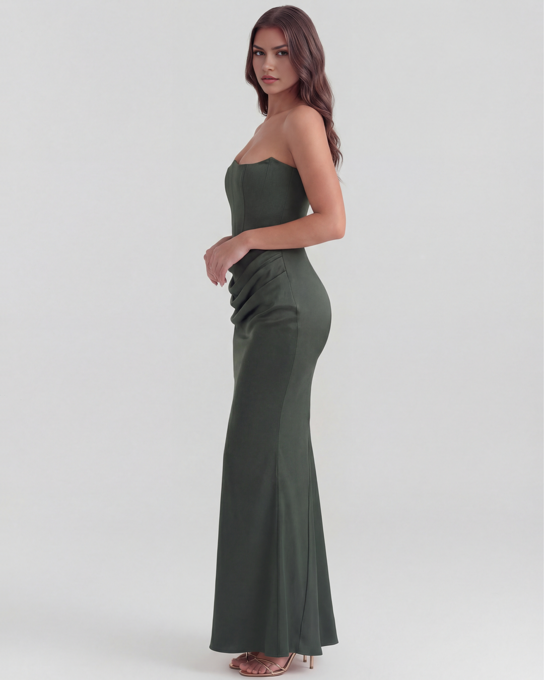 Elegant Corset Maxi Dress