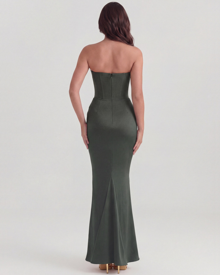 Elegant Corset Maxi Dress