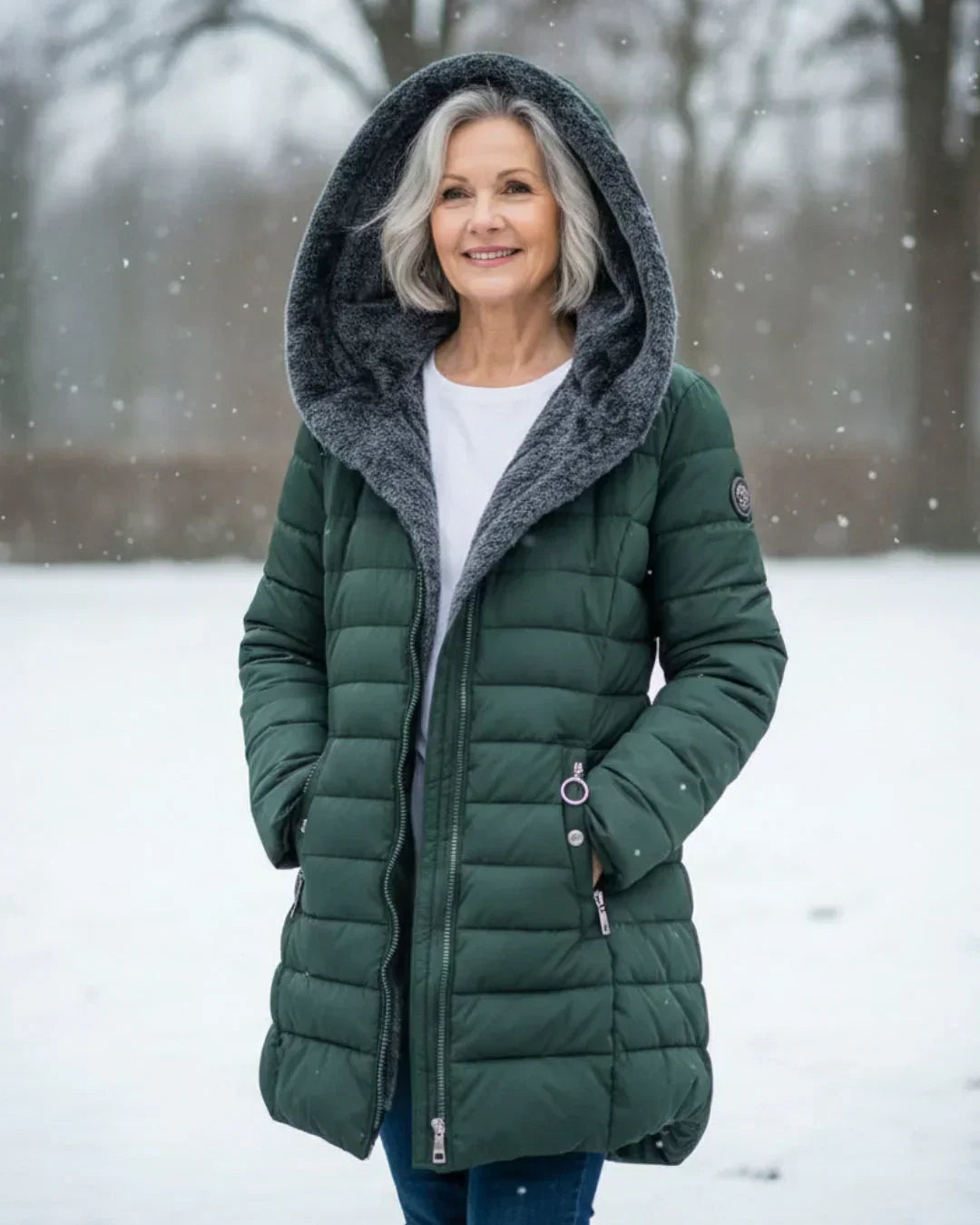 Warm Hooded Winter Jacket