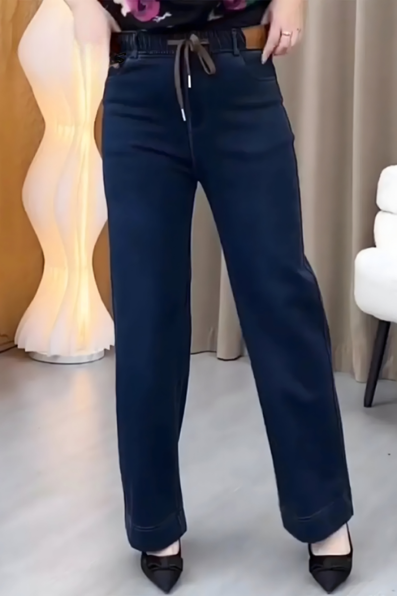 Casual Cotton Stretch Pants
