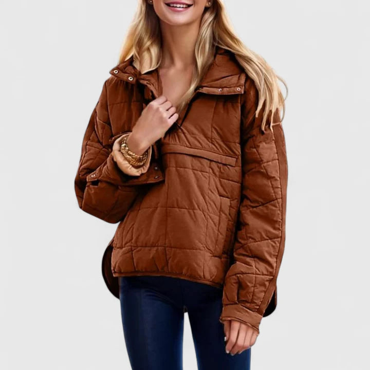 Waterproof Oversized Pullover Jacket with Hood