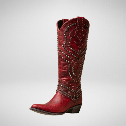 Western Knee-High Boots