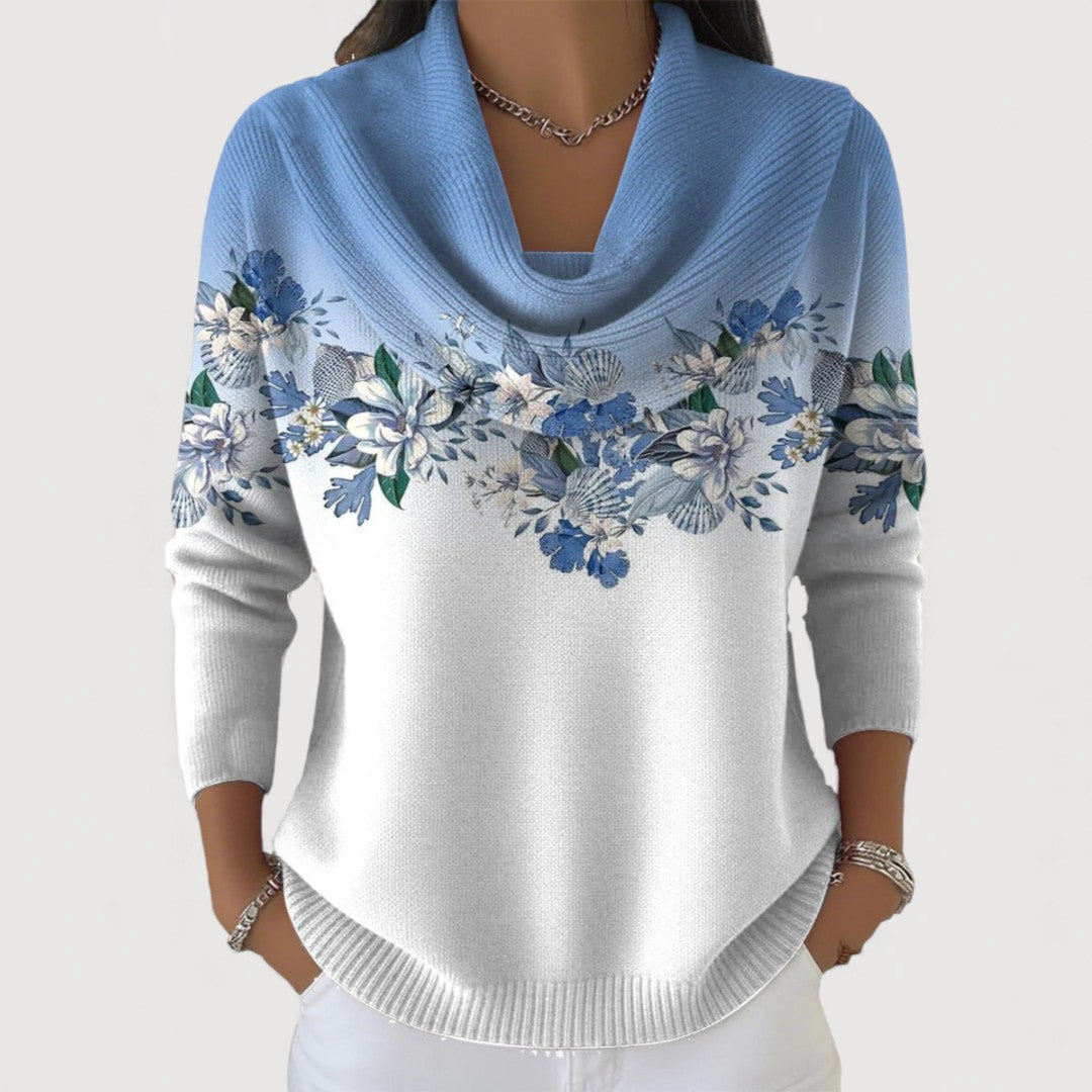 Floral Knitted Sweater