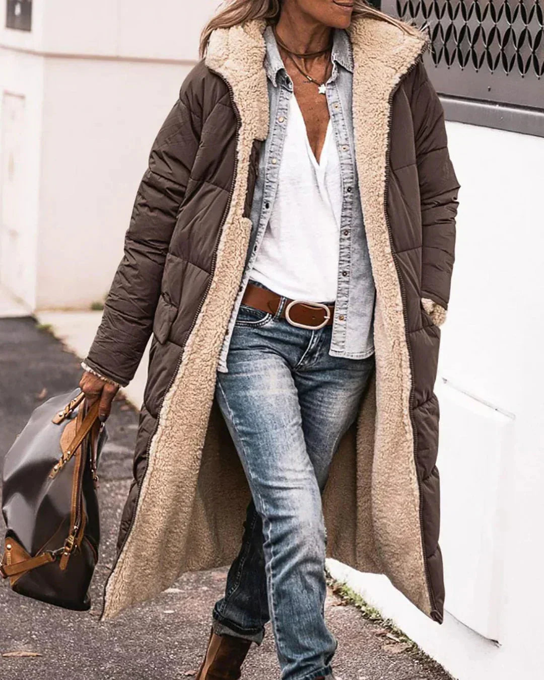 Reversible Long Winter Jacket