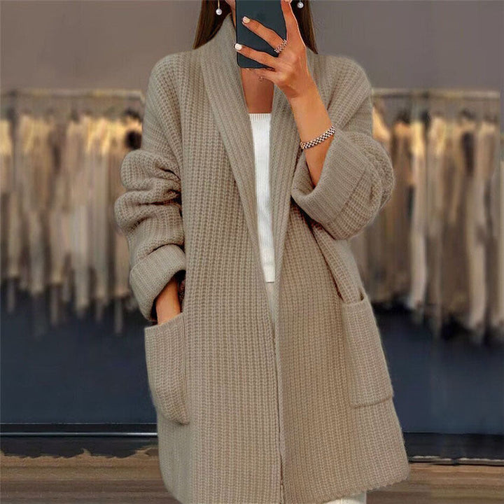 Knitted Cardigan with Pockets