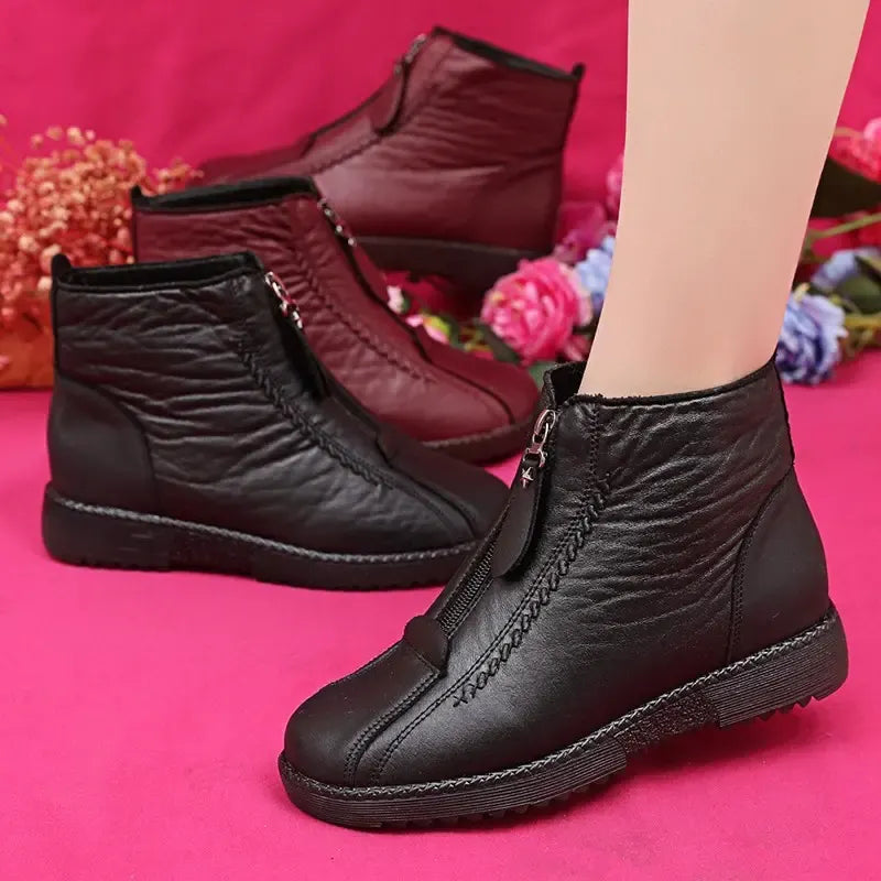Soft Leather Winter Boots