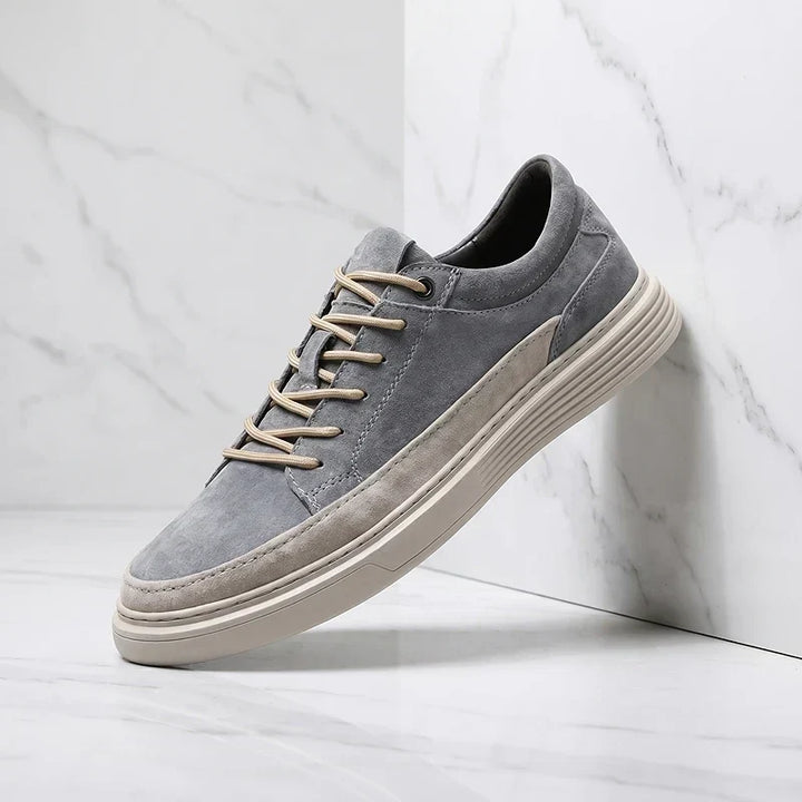 Suede Cushioned Casual Sneakers