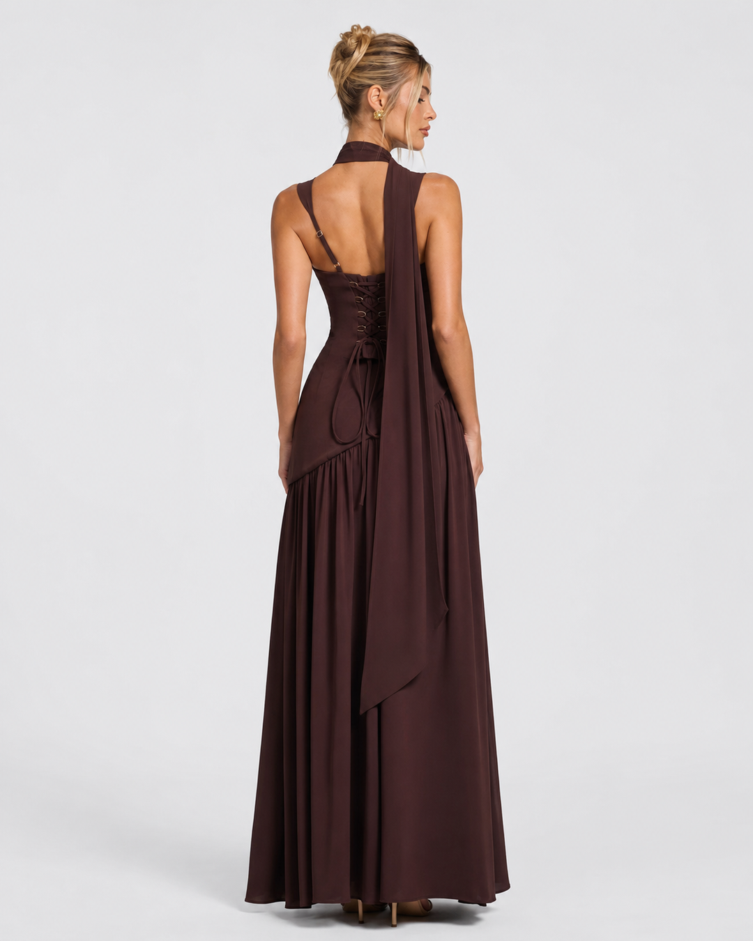 Corset Maxi Evening Dress