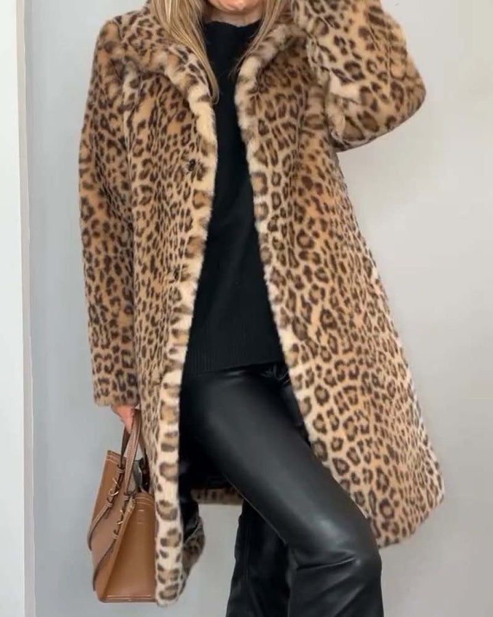 Elegant Leopard Coat
