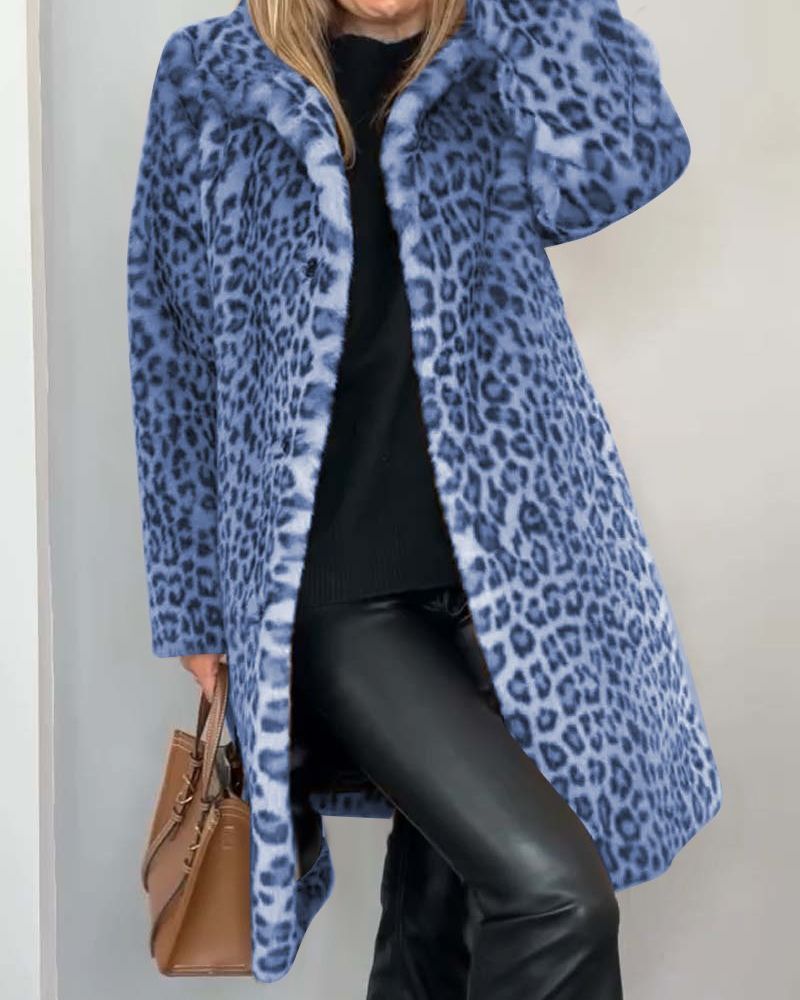 Elegant Leopard Coat