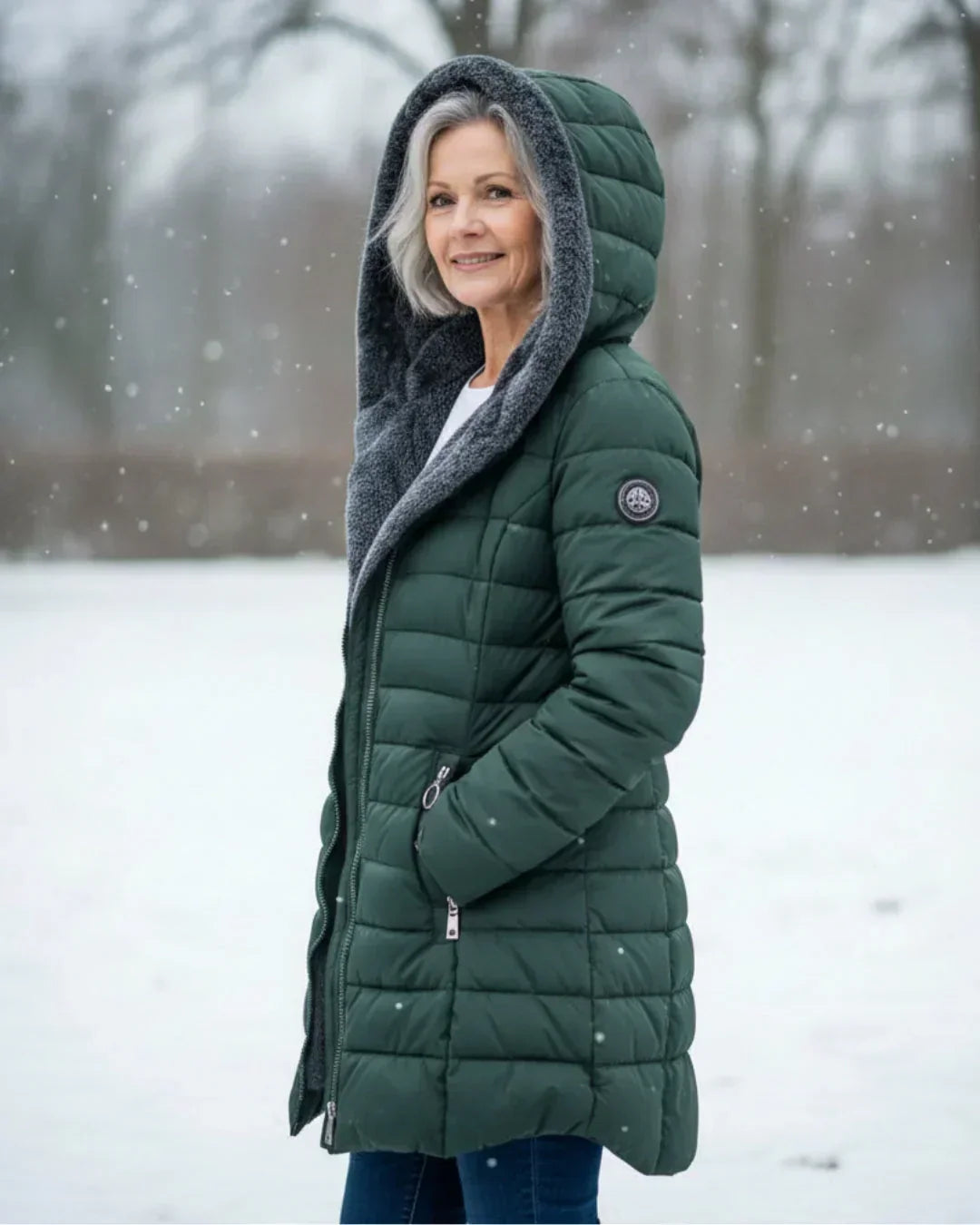 Warm Hooded Winter Jacket