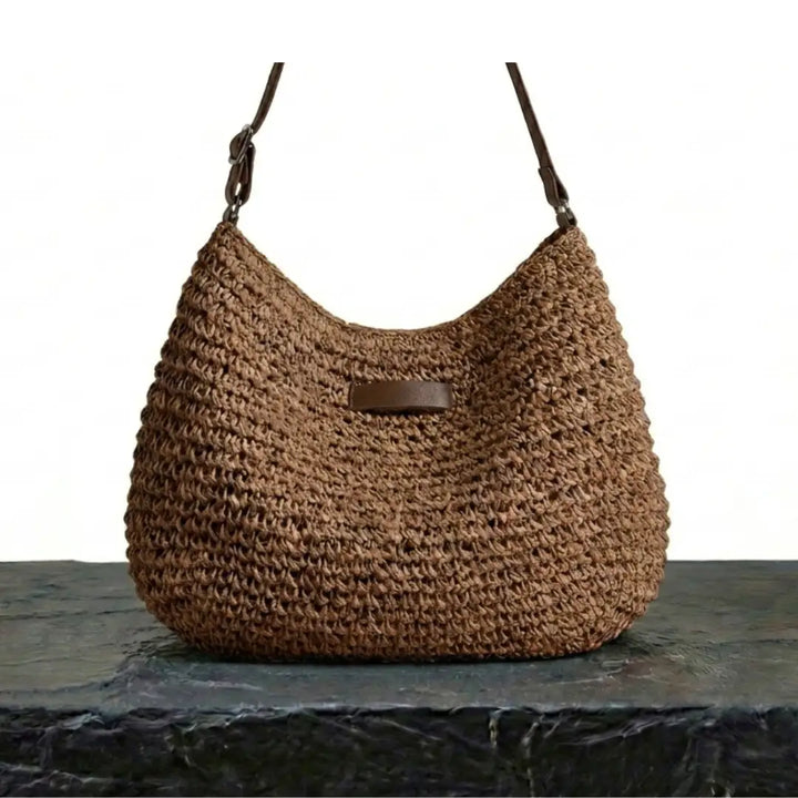 Straw Crossbody Bag