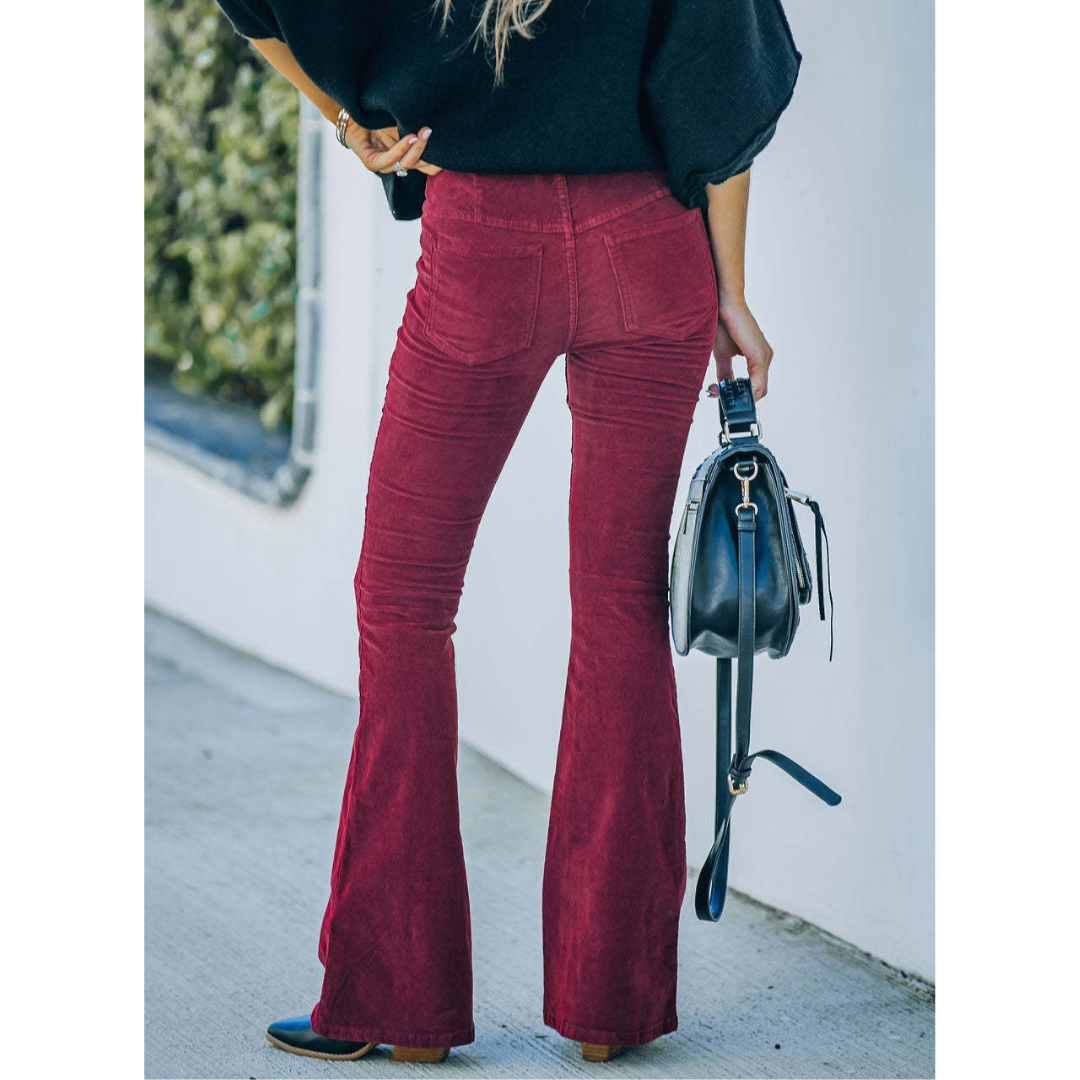 Corduroy Flare Pants