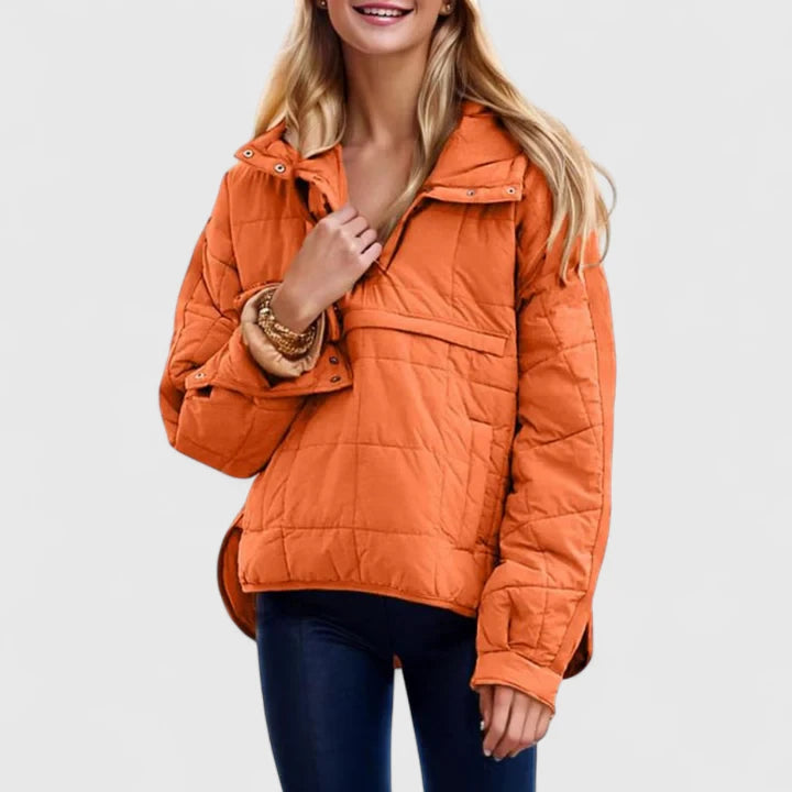Waterproof Oversized Pullover Jacket with Hood