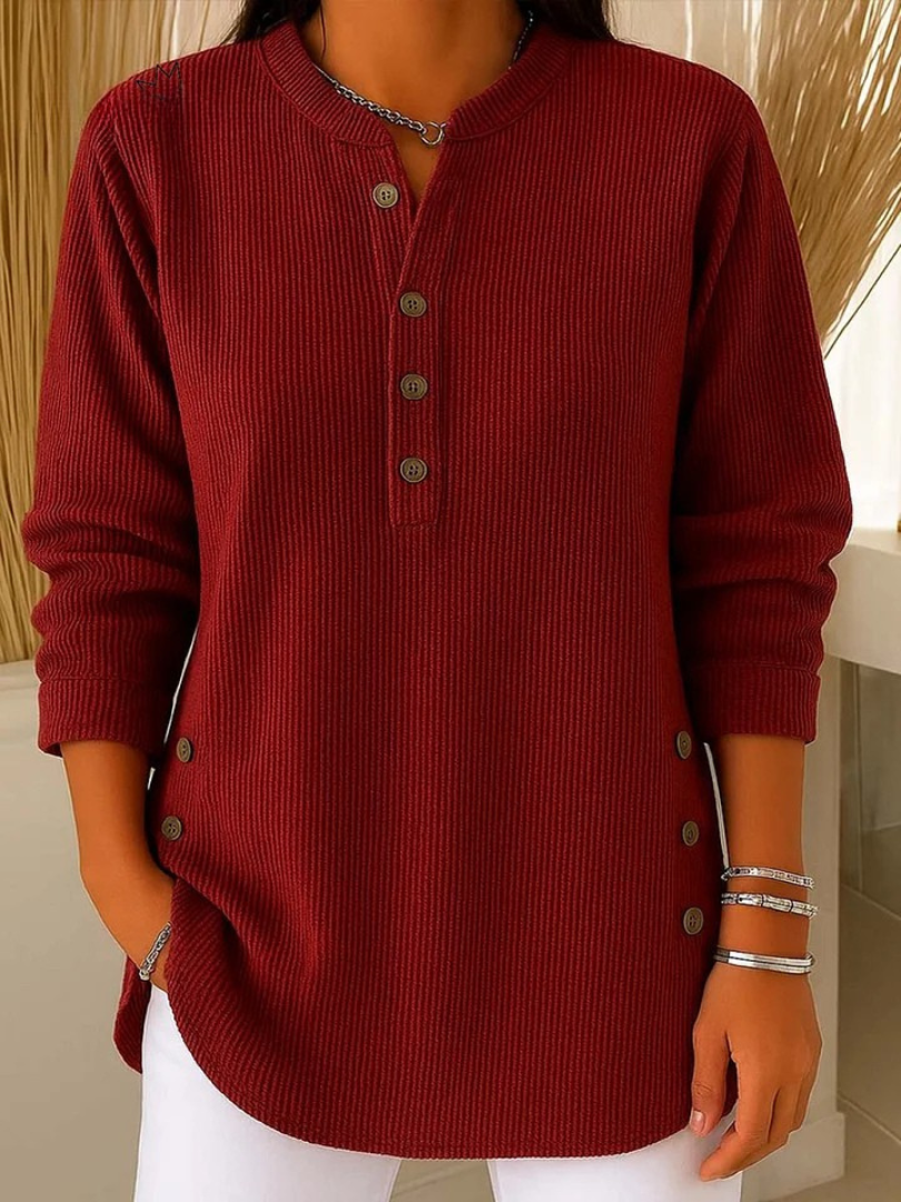 Button Henley Tunic