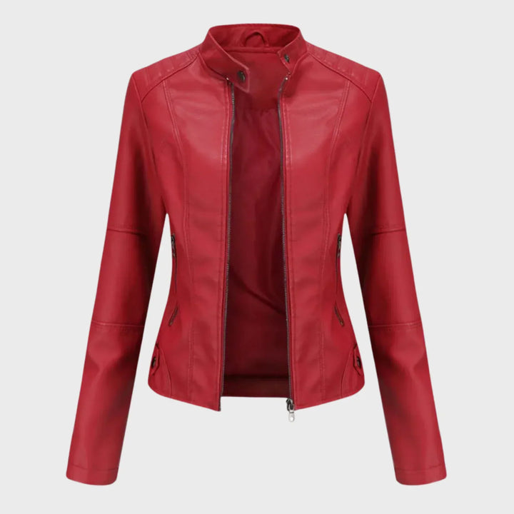 Everyday Leather Jacket with Timeless Elegance