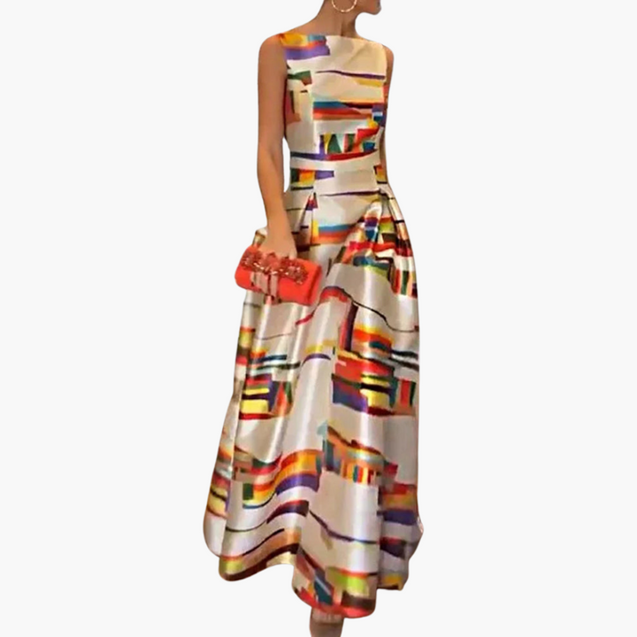 Mirabel | Geometric Maxi Dress