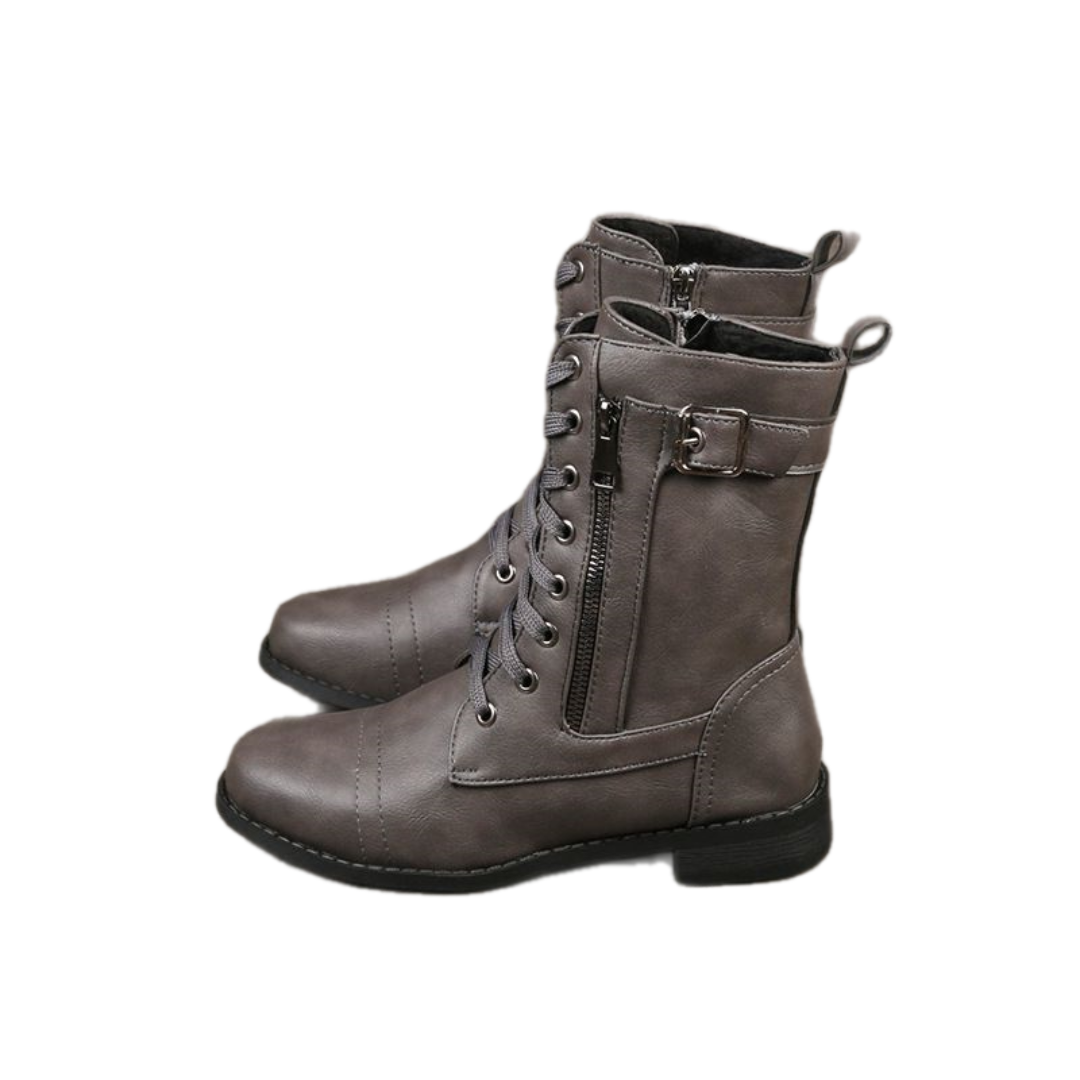 Orthopedic Leather Ankle Boots