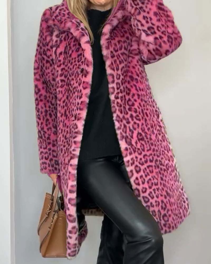 Elegant Leopard Coat