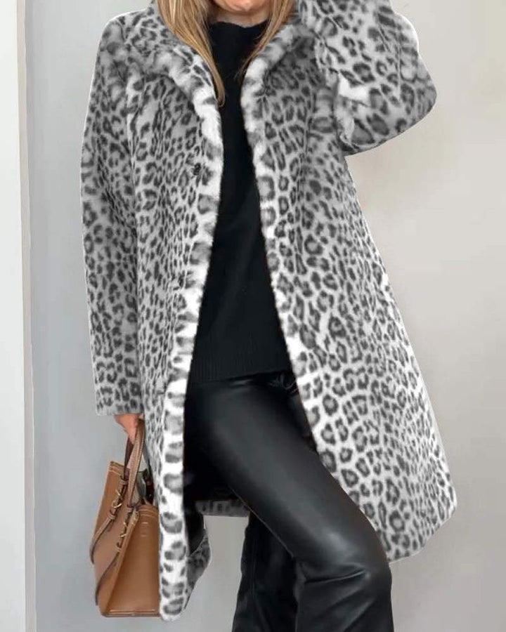Elegant Leopard Coat