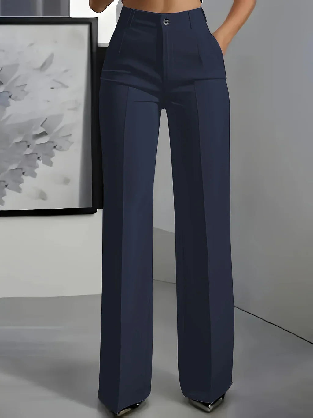 High-Waisted Tailored Pants Harrah