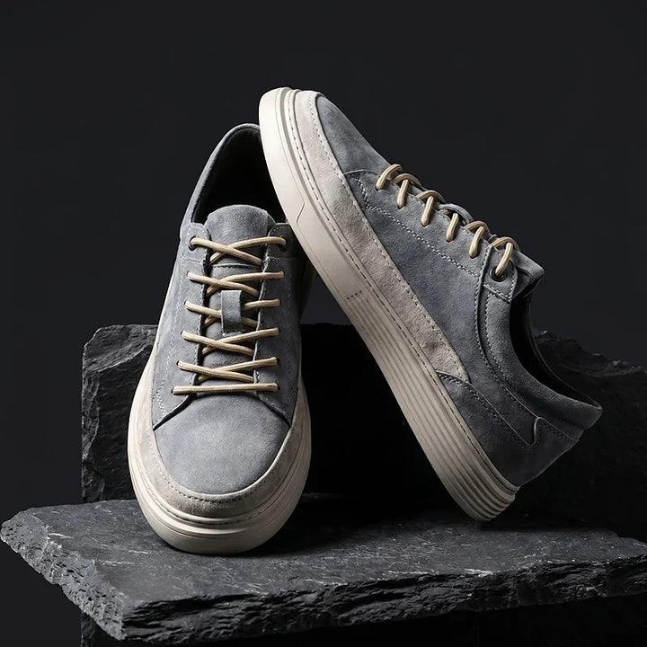 Suede Cushioned Casual Sneakers