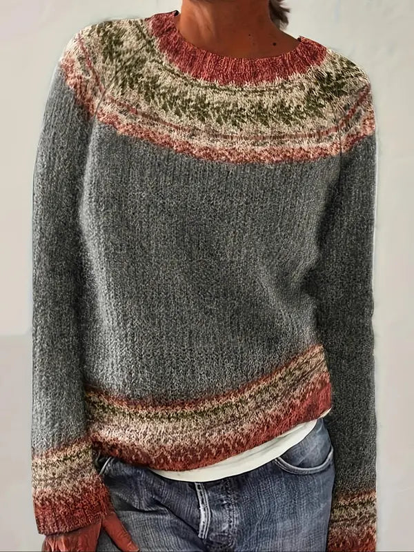 Chic Ethnic Sweater Knitwear for Effortless Elegance